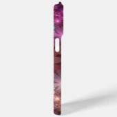 花のベッド光沢のあるカラフル抽象芸術フラクタルアート Case-Mate iPhoneケース (裏面 / 右)