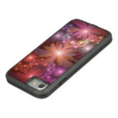 花のベッド光沢のあるカラフル抽象芸術フラクタルアート Case-Mate iPhoneケース (ボトム)