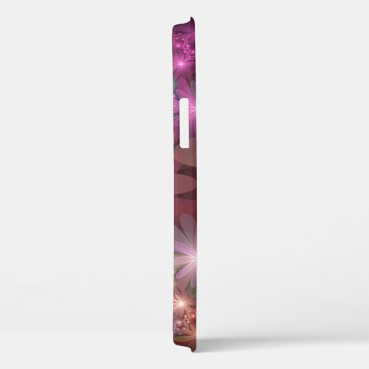 花のベッド光沢のあるカラフル抽象芸術フラクタルアート Case-Mate iPhoneケース (裏面 / 右)