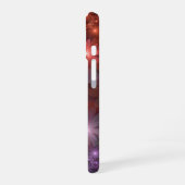 花のベッド カラフルな輝きの抽象的なフラクタルアート iPhone 16ケース (左側面)