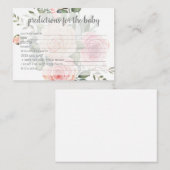 花のベビーの予言カード エンクロージャーカード (正面/裏面)