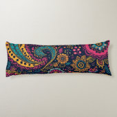 花のペイズリー・パターン ボディピロー (裏面)