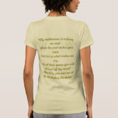 花のペイントシャツ Tシャツ (裏面)