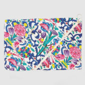 花のペルシャの庭 ゴルフタオル (横)