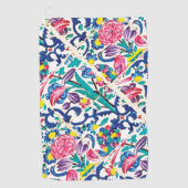 花のペルシャの庭 ゴルフタオル (正面)