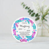 花のボホリース、鮮やかな色のエレガンス 招待状 (スタンド正面)