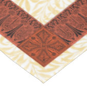 花のボーダーダビデの星 テーブルクロス (アングル)