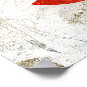 花のポスターのウォールアートを持ってきた ポスター (角)