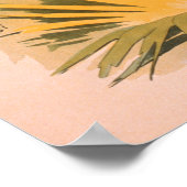 花のポスターのダンス衣装を着た女性 ポスター (角)