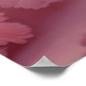 花のポスターのフィールドに駐車ヴィンテージ車 ポスター (角)