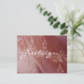 花のポストカード - カスタマイズ可能 ポストカード (スタンド正面)