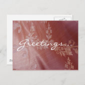 花のポストカード - カスタマイズ可能 ポストカード (正面/裏面)