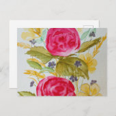 花のポストカード ポストカード (正面/裏面)