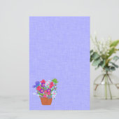 花のポットと蝶の美しい (スタンド正面)