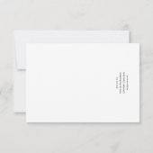 花のポットグリーティングカードに入った子犬 サンキューカード (裏面)