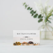 花のポット 名刺 (スタンド正面)