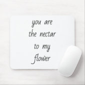 花のマウスパッドに蜜 マウスパッド (マウス)