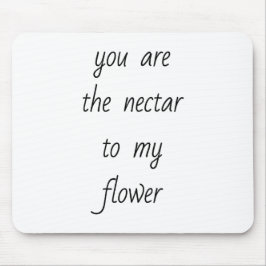 花のマウスパッドに蜜 マウスパッド