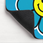 花のマウスパッド(青い) マウスパッド (コーナー)