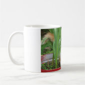 花のマグに登場するトルコのバン·キャット コーヒーマグカップ (左)