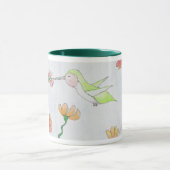 花のマグのハチドリ マグカップ (中央)