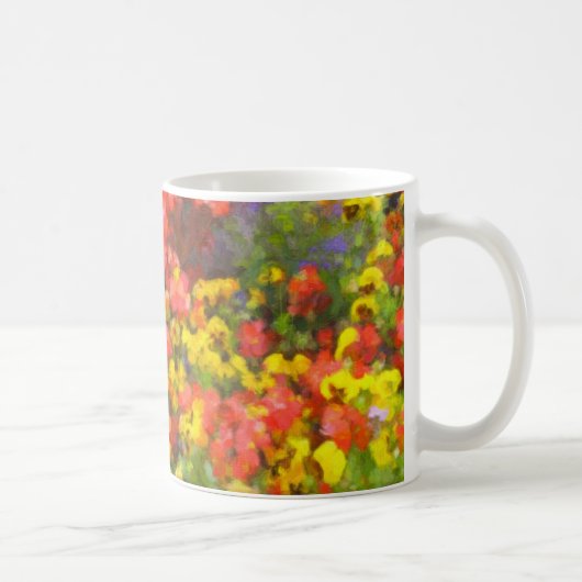 花のマグの分野 コーヒーマグカップ (右)