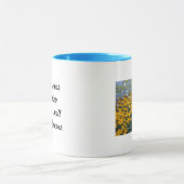 花のマグをストップ、かいで下さい マグカップ (中央)