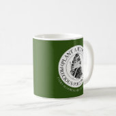 花のマグを植える コーヒーマグカップ (正面右)