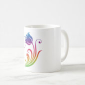 花のマグカップ コーヒーマグカップ (正面右)