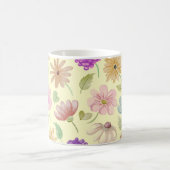 花のマグカップ コーヒーマグカップ (中央)
