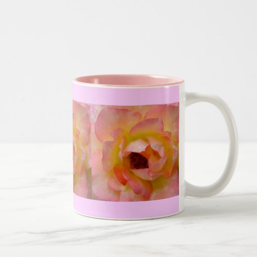 花のマグカップ ツートーンマグカップ (右)