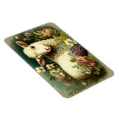 花のマグネットで愛らしい子羊 マグネット (右側)