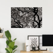 花のマグノリアの木02 ポスター (ホームオフィス)