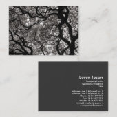 花のマグノリアの木02 名刺 (正面/裏面)