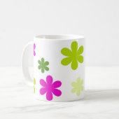 花のマグ コーヒーマグカップ (正面左)