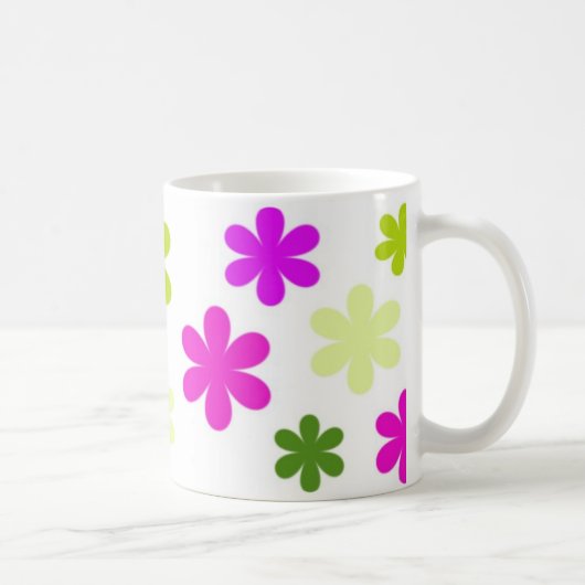 花のマグ コーヒーマグカップ (右)