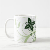 花のマグ コーヒーマグカップ (左)