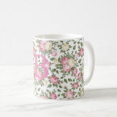 花のマグ コーヒーマグカップ (正面右)