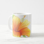 花のマグ コーヒーマグカップ (正面左)