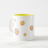 花のマグ ツートーンマグカップ (正面左)