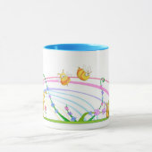 花のマグ マグカップ (中央)