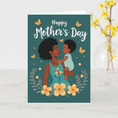 花のマザーズカード カード (黄色い花)