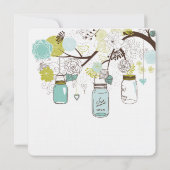 花のマソンジャー 結婚式 招待状 (裏面)