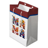 花のママ ミディアムペーパーバッグ (正面アングル)