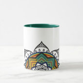 花のマンダラ マグカップ (中央)