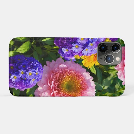 花のミックス Case-Mate iPhoneケース (裏面(横))