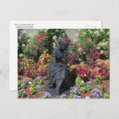 花のメイドのフローラ ポストカード (正面/裏面)