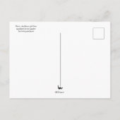 花のメイドのフローラ ポストカード (裏面)