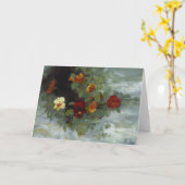 花のメッセージカード カード (黄色い花)