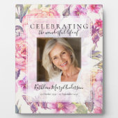 花のメモリアル フォトトリビュート フォトプラーク (正面)